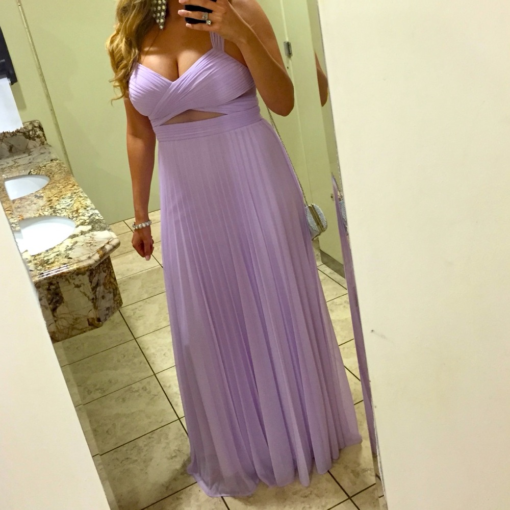 Aqua Lavender Gown